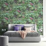 FI70701 brushstroke garden botanical wallpaper from the French Impressionist collection by Seabrook Designs