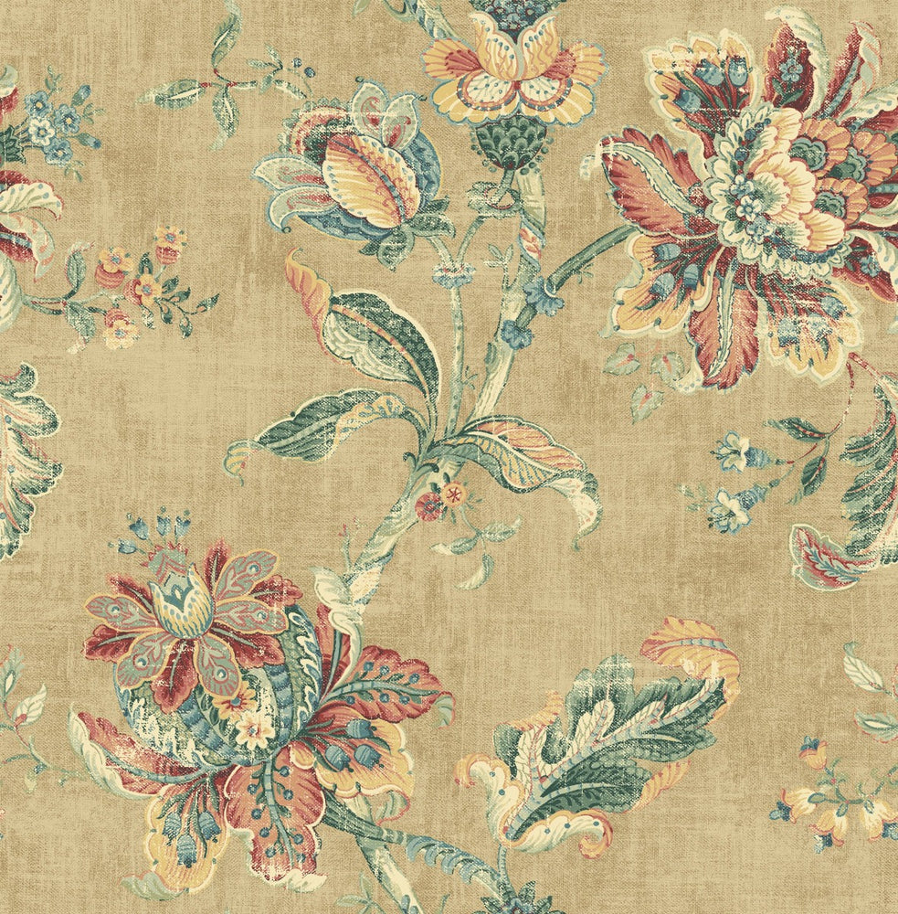 Rustic Flowers Fabric, Wallpaper and Home Decor