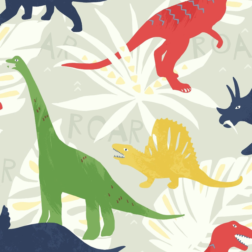 FA40001 pack party dinosaur wallpaper from the Playdate Adventure collection by Seabrook Designs