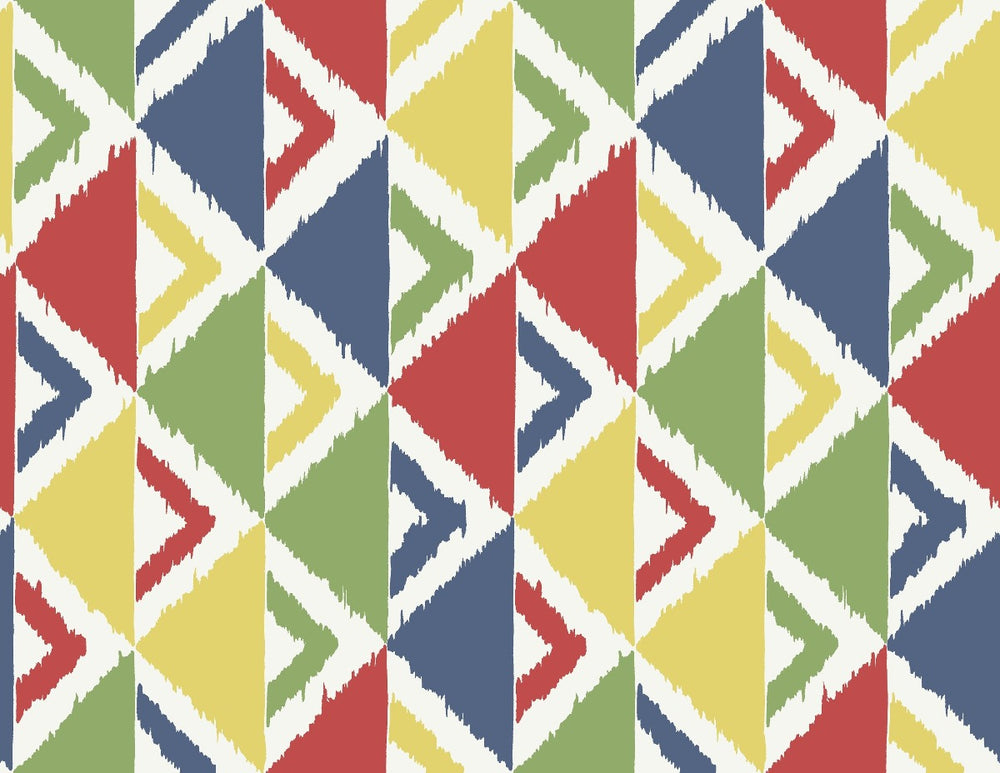 FA40201 dino peak striped wallpaper from the Playdate Adventure by Seabrook Designs