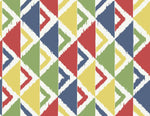 FA40201 dino peak striped wallpaper from the Playdate Adventure by Seabrook Designs