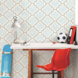 FA40408 racetrack ogee kids wallpaper decor from the Playdate Adventure collection by Seabrook Designs
