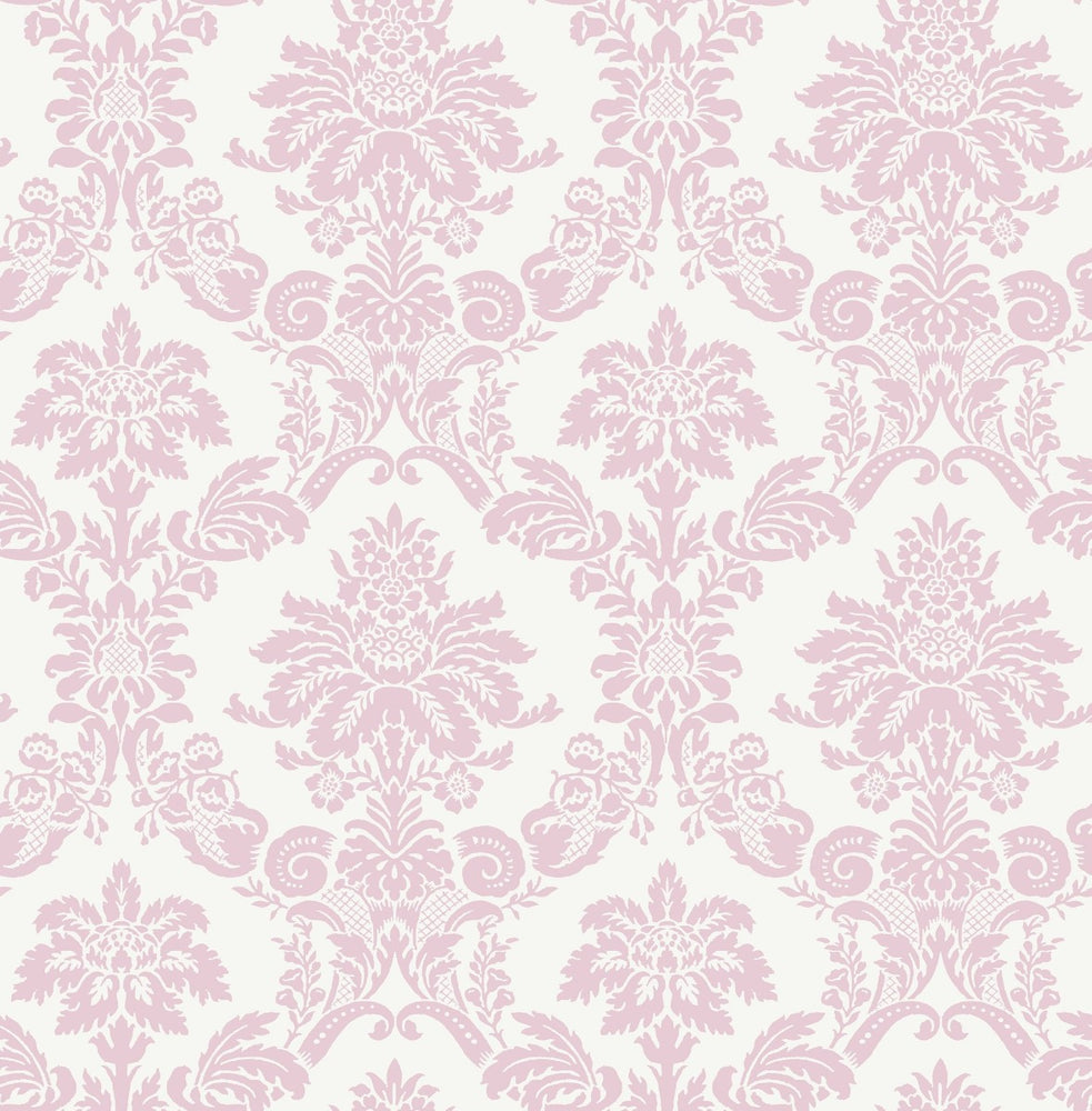 FA40901 glitter damask kids wallpaper from the Playdate Adventure collection by Seabrook Designs