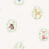 FA41105 kids animal wallpaper from the Playdate Adventure collection by Seabrook Designs
