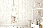 FA41209 tree top kids forest wallpaper decor from the Playdate Adventure collection by Seabrook Designs