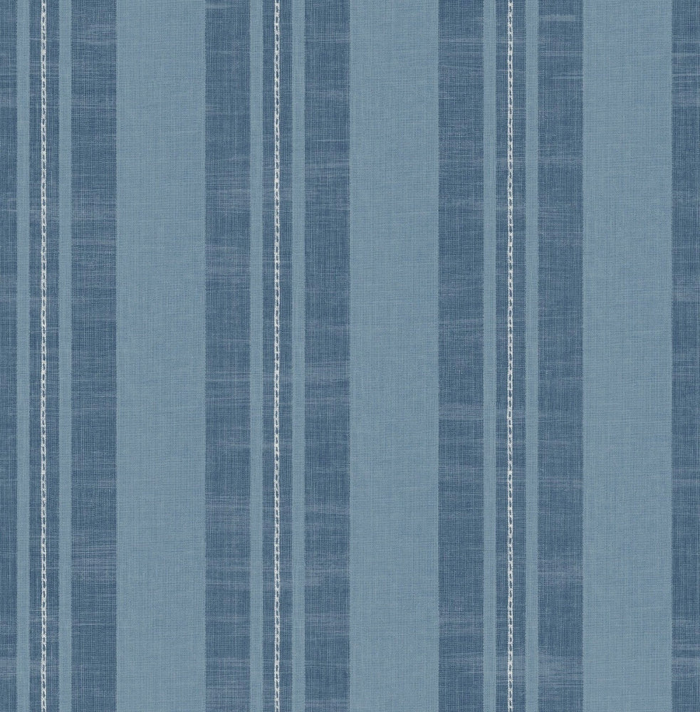 Day Dreamers Linen Stripe Nursery Wallpaper