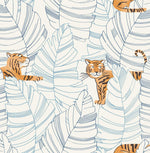 DA61202 hiding tigers animal wallpaper from the Day Dreamers collection by Seabrook Designs
