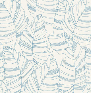 DA61402 jungle leaves botanical wallpaper from the Day Dreamers collection by Seabrook Designs