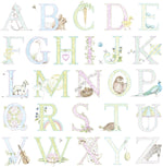 DA62009 alphabet nursery wallpaper from the Day Dreamers collection by Seabrook Designs