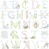 DA62009 alphabet nursery wallpaper from the Day Dreamers collection by Seabrook Designs