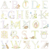 DA62001 alphabet nursery wallpaper from the Day Dreamers collection by Seabrook Designs