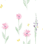 Day Dreamers Daisy Field Floral Wallpaper