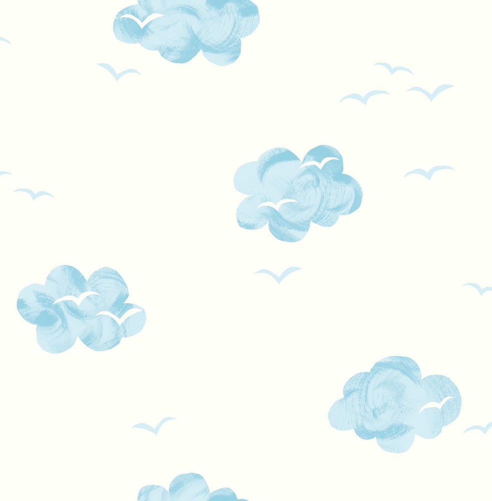 FA42006 daydream cloud kids wallpaper from the Playdate Adventure collection by Seabrook Designs