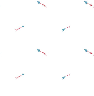 FA42303 Hearts and Darts kids wallpaper from the Playdate Adventure collection by Seabrook Designs