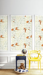 DA61204 hiding tigers animal wallpaper decor from the Day Dreamers collection by Seabrook Designs
