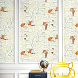 DA61204 hiding tigers animal wallpaper decor from the Day Dreamers collection by Seabrook Designs