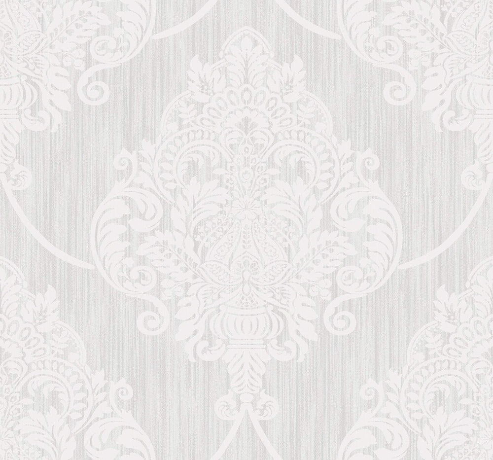 AW70800 puff damask wallpaper from the Casa Blanca 2 collection by Collins & Company