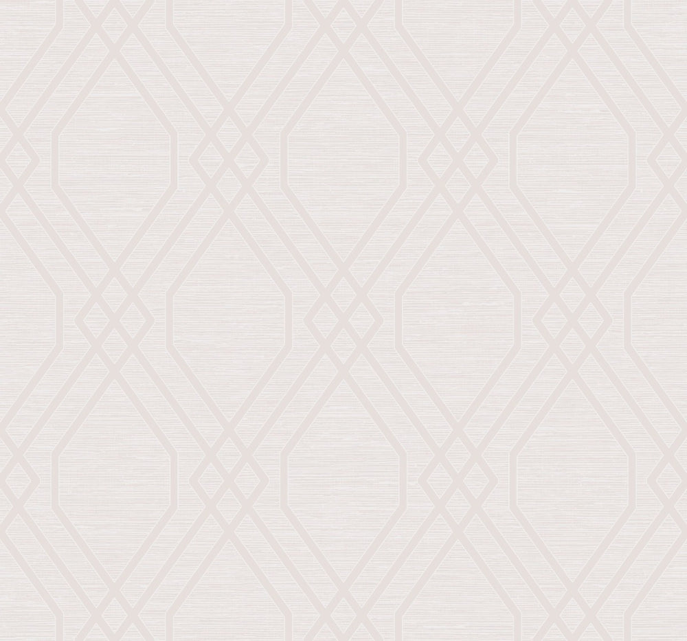 AW73701 Eldon diamond lattice geometric wallpaper from the Casa Blanca 2 collection by Collins & Company