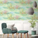 FI70814 tree line botanical wallpaper decor from the French Impressionist collection by Seabrook Designs