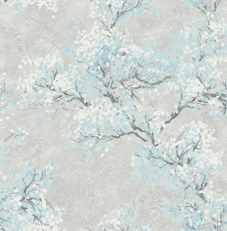 FI71108 cherry blossoms floral wallpaper from the French Impressionist collection by Seabrook Designs