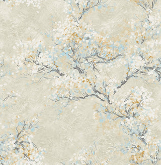 FI71105 cherry blossoms floral wallpaper from the French Impressionist collection by Seabrook Designs