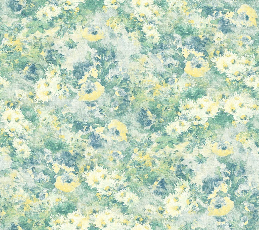 FI71304 daisy fields floral wallpaper from the French Impressionist collection by Seabrook Designs
