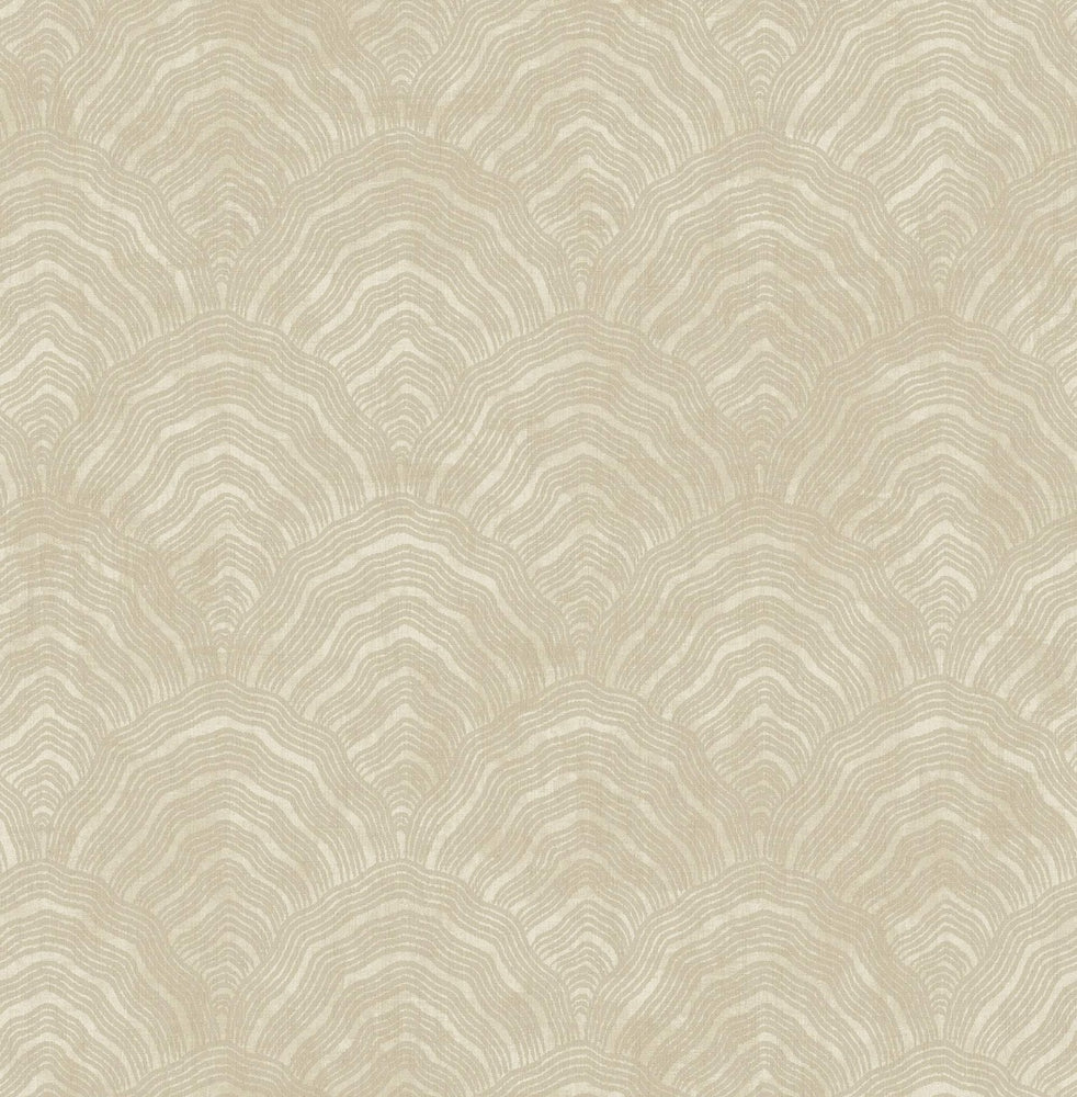 AI41503 confucius scallop wallpaper from the Koi collection by Seabrook Designs