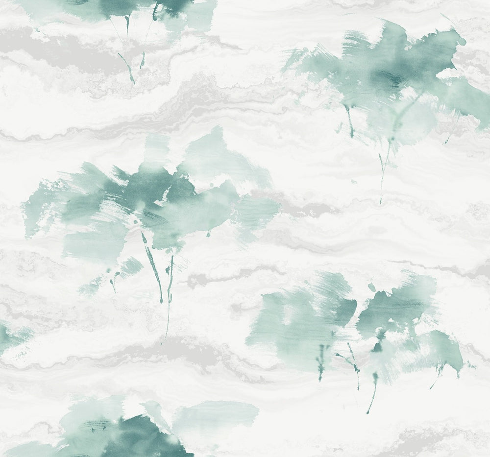 AH40704 watercolor trees botanical wallpaper from the L'Atelier de Paris collection by Seabrook Designs