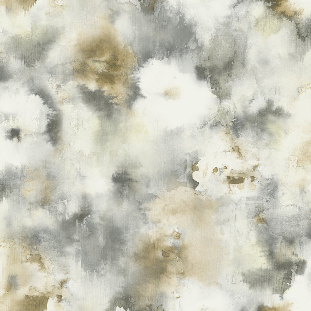 
                  
                    AH40905 gold watercolor floral wallpaper from the L'atelier de Paris collection by Seabrook Designs
                  
                