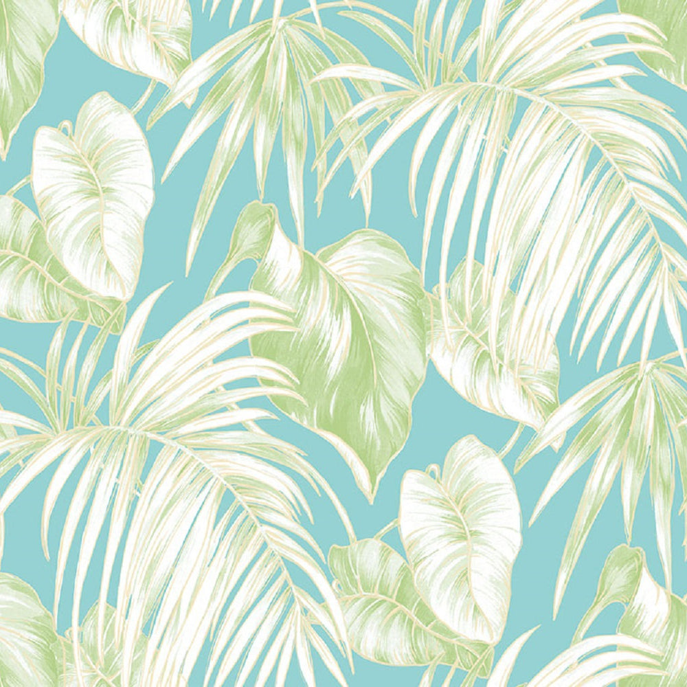 
                  
                    TA21602 dominica tropical leaf wallpaper from the Tortuga collection by Seabrook Designs
                  
                