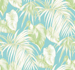 TA21602 dominica tropical leaf wallpaper from the Tortuga collection by Seabrook Designs