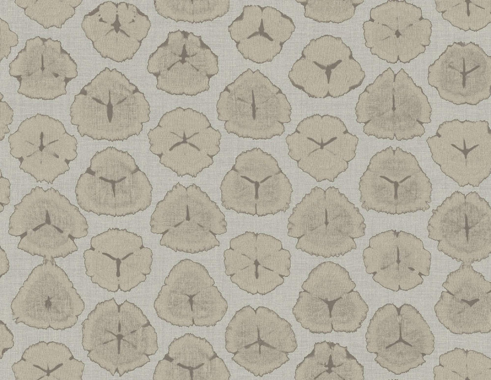 AH41300 shibori blossoms botanical wallpaper from the L'Atelier de Paris collection by Seabrook Designs