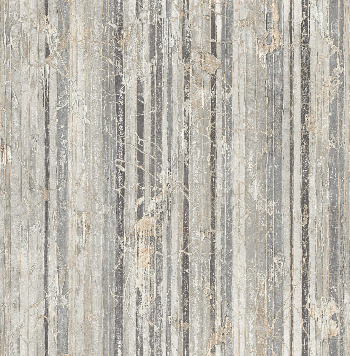 MW31100 whitney striped wallpaper from the Metalworks collection by Seabrook Designs