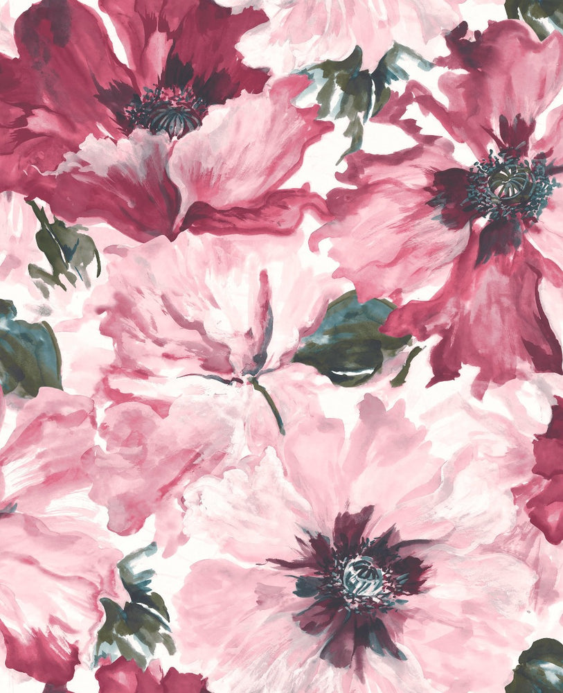 LG90001 Cecita floral wallpaper from the Lugano collection by Seabrook Designs