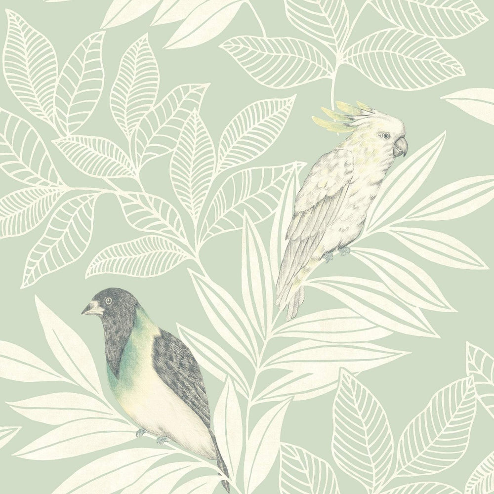 
                  
                    RY30104 paradise island birds bohemian wallpaper from the Boho Rhapsody collection by Seabrook Designs
                  
                