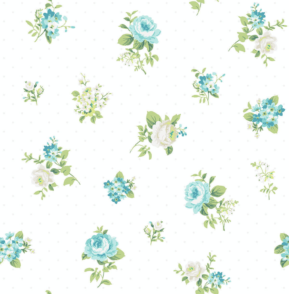 SD20808CH Dena tossed floral unpasted wallpaper