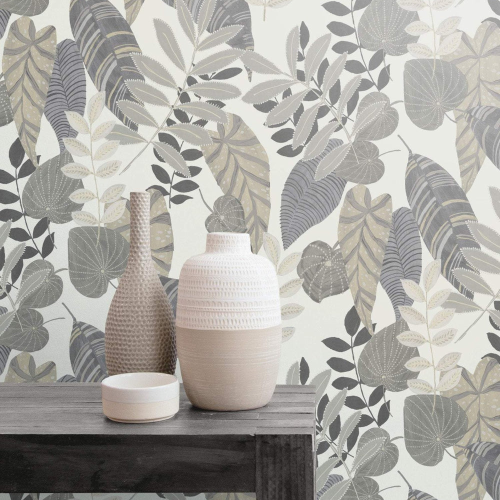 
                  
                    RY30908 tropicana leaves botanical wallpaper bench from the Boho Rhapsody collection by Seabrook Designs
                  
                