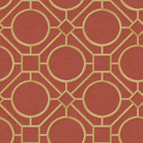AI42408 silk road trellis geometric wallpaper from the Koi collection by Seabrook Designs