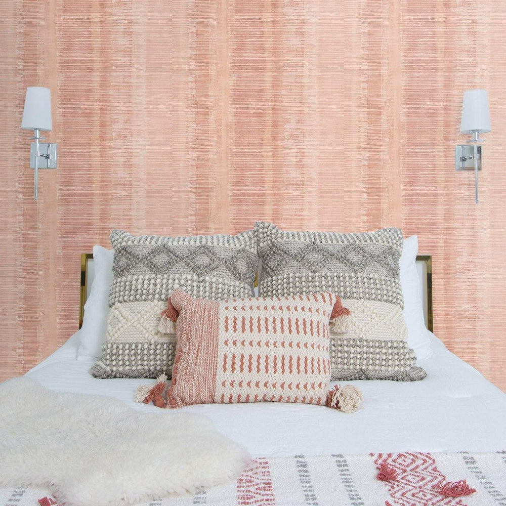 RY31001 bedroom tikki natural ombre wallpaper from the Boho Rhapsody collection by Seabrook Designs