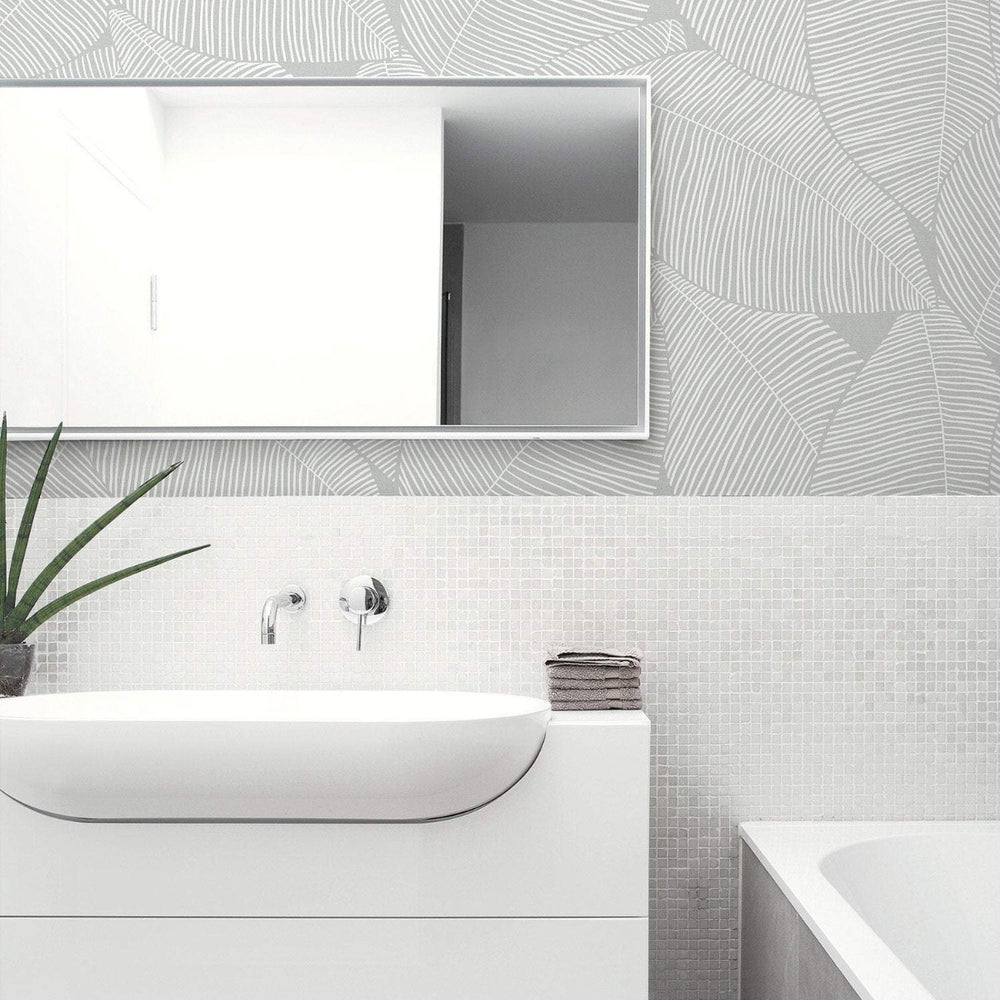
                  
                    MB31305 bathroom magnolia leaf coastal wallpaper from the Beach House collection by Seabrook Designs
                  
                
