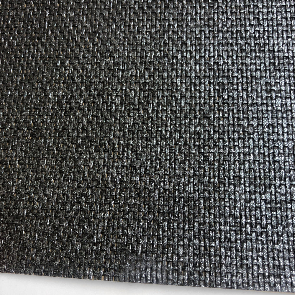 
                  
                    NA524 onyx shimmer paperweave grasscloth wallpaper detail from Say Decor
                  
                