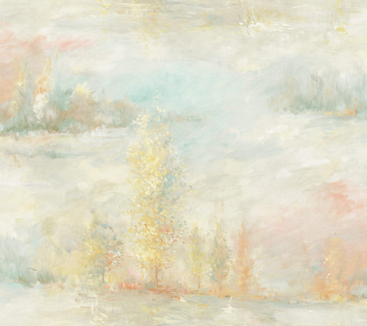 FI70804 tree line botanical wallpaper from the French Impressionist collection by Seabrook Designs