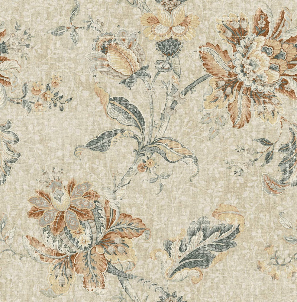RN70912 jacobean floral wallpaper from Say Decor