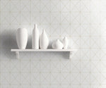 AW73818 triangle geometric wallpaper decor from the Casa Blanca 2 collection by Collins & Company