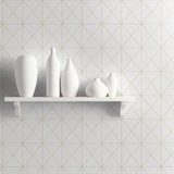 AW73818 triangle geometric wallpaper decor from the Casa Blanca 2 collection by Collins & Company