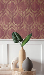 LG90801 Danube ogee wallpaper decor from the Lugano collection by Seabrook Designs