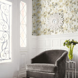 LG91405 Faravel watercolor floral wallpaper decor from the Lugano collection by Seabrook Designs