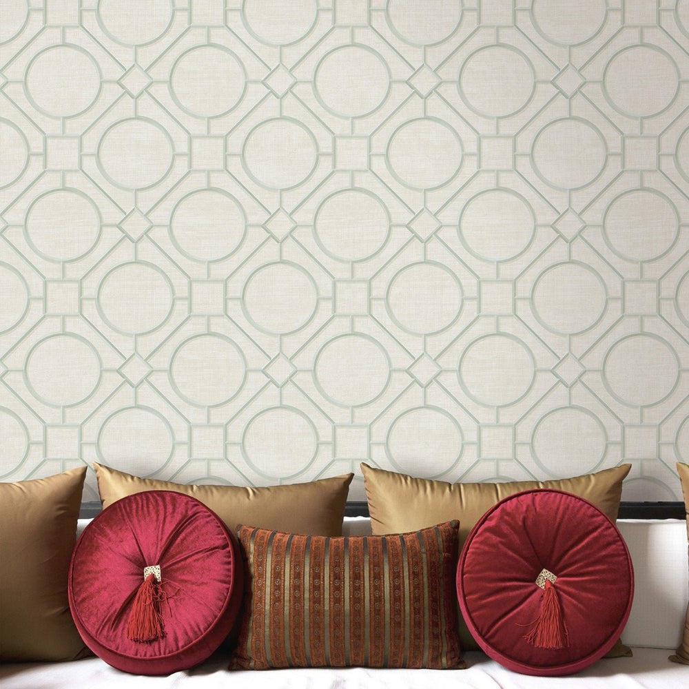 
                  
                    AI42414 silk road trellis geometric wallpaper decor from the Koi collection by Seabrook Designs
                  
                