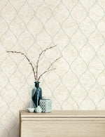 Ogee wallpaper FI70501 decor from the French Impressionist collection by Seabrook Designs