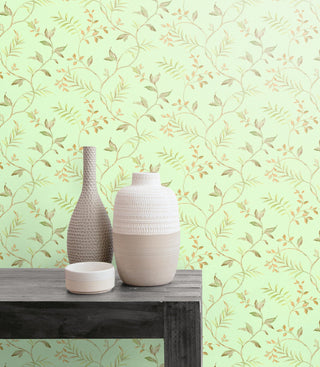 LJ81004 botanical trail wallpaper decor from Say Decor